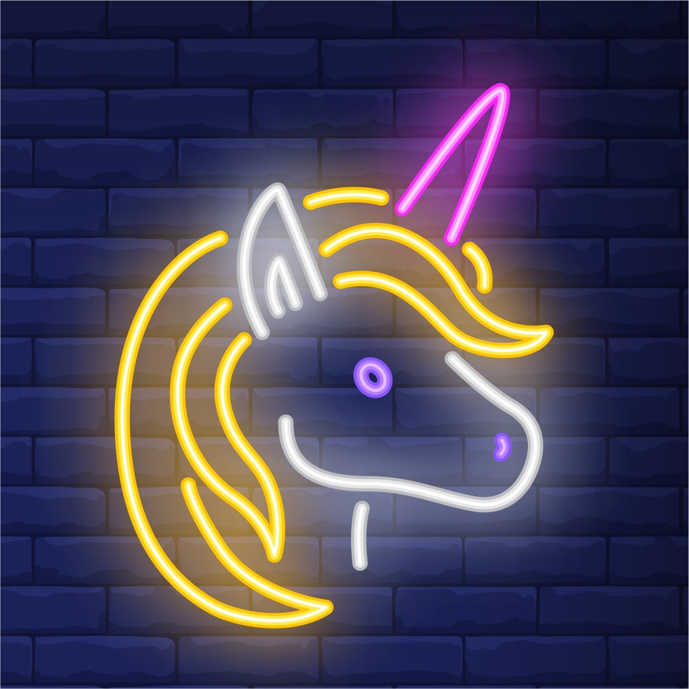 unicorn neon